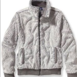 Patagonia Conejo Hi-loft Fleece Bomber Jacket Size Small